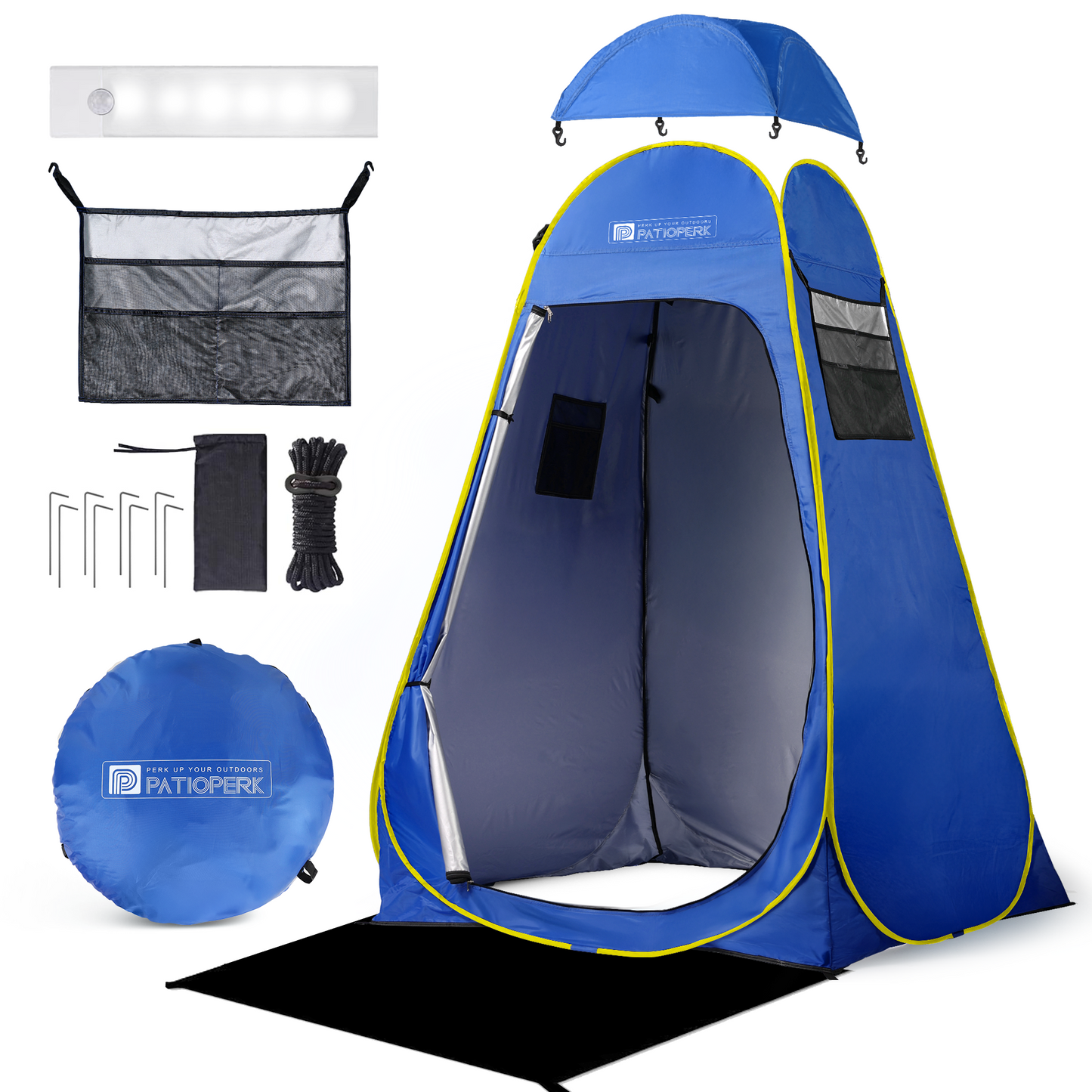 1.5m Privacy Tent & Shower Tent – UV-Resistant, Waterproof & Portable