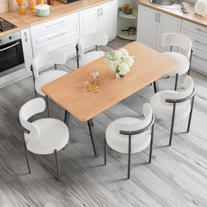 ComfortBlend Dining Chair – Thick-Cushioned Seat, Sturdy Metal Frame, Vintage Modern Style